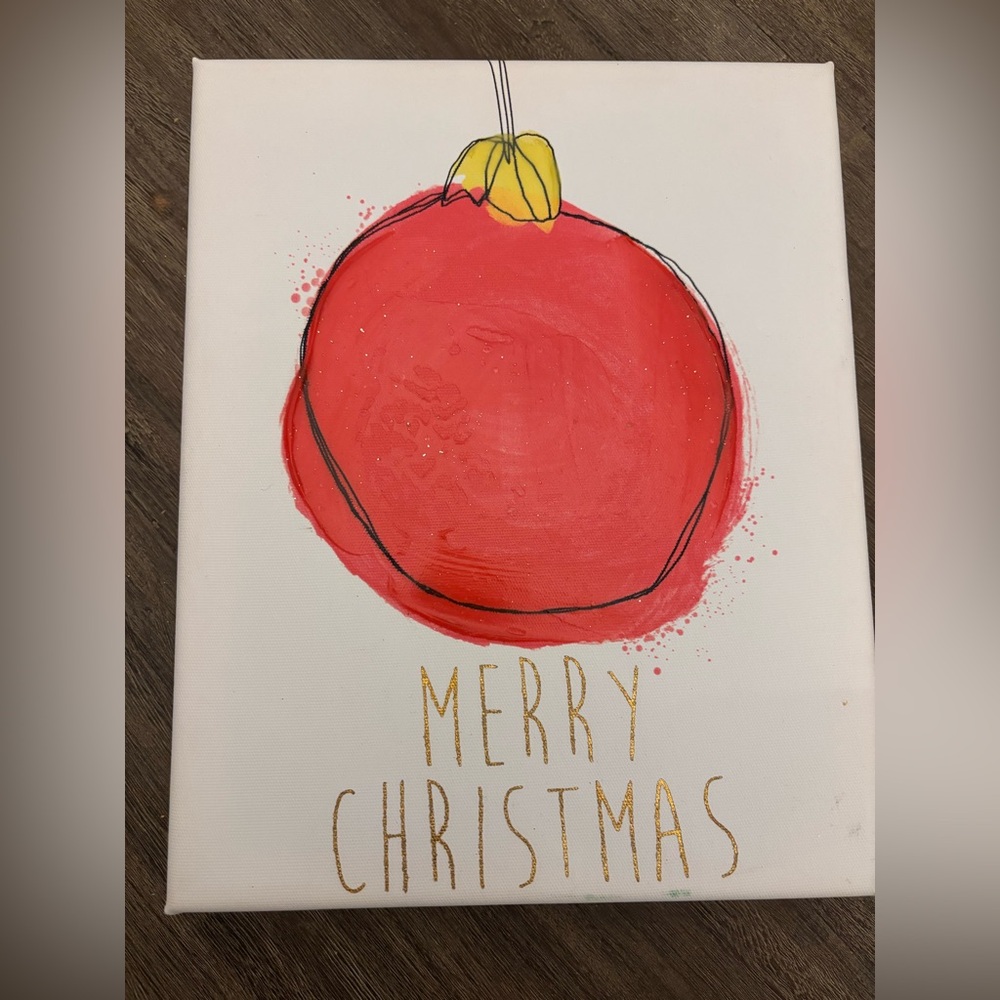 Pier 1 Christmas Canvas Art Wall Christmas Decor